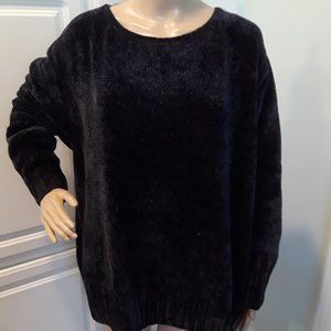 Navy Cheneile Long Sleeve Sweater 💙 Plus Size